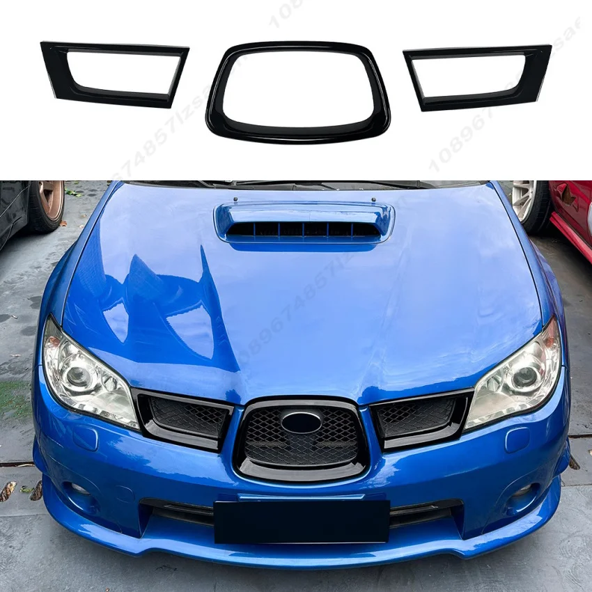 Glossy black 3PCS Car Front Grille Inlet Grill Hood Mesh Body Kit Tuning Parts For Subaru Impreza 9TH WRC WRX STI AT 2006-2007
Glossy black 3PCS Car Front Grille Inlet Grill Hood Mesh Body Kit Tuning Parts For Subaru Impreza 9TH WRC WRX STI AT 2006-2007