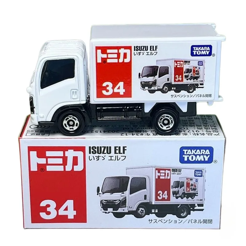 TAKARA TOMY Tomica Red White Box, коллекционная модель грузовика Isuzu из сплава, № 34, игрушка для мальчиков, подарок
TAKARA TOMY Tomica Red White Box, коллекционная модель грузовика Isuzu из сплава, № 34, игрушка для мальчиков, подарок