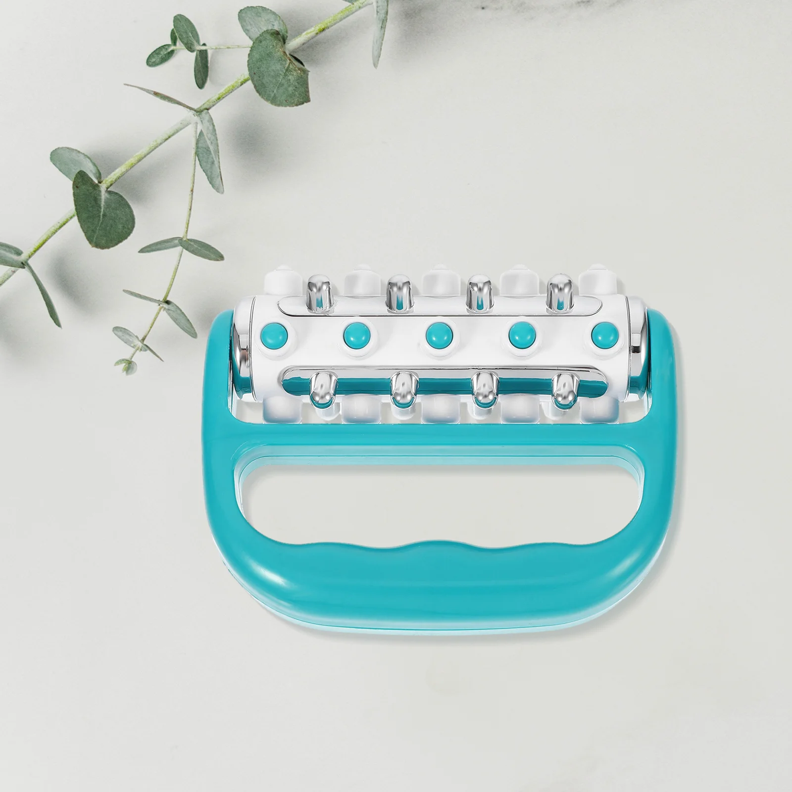 Lymphatic Massage Roller Handheld Body Sculpting Tool Sky-Blue Portable Compact Massager For Legs Back Neck Shoulder Calf
Lymphatic Massage Roller Handheld Body Sculpting Tool Sky-Blue Portable Compact Massager For Legs Back Neck Shoulder Calf
