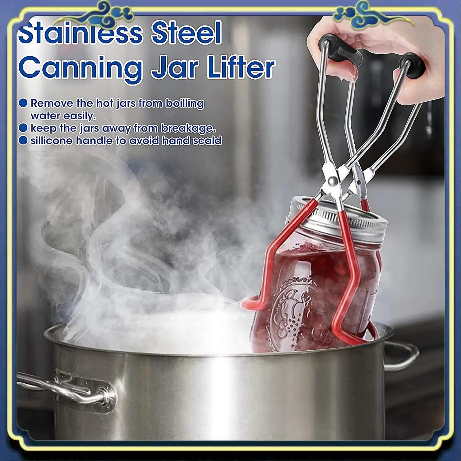 A56P-4 Pieces Canning Kit, 1PC Canning Rack+ 1PC Canning Jar Lifter Tong+ 2PC Canning Funnels, Canning Supplies Canning
A56P-4 Pieces Canning Kit, 1PC Canning Rack+ 1PC Canning Jar Lifter Tong+ 2PC Canning Funnels, Canning Supplies Canning