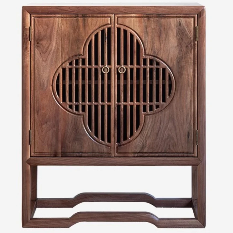 ~New Chinese black walnut porch cabinet Zen decorative cabinet locker against the wall tea modern tea roomfurniture
~New Chinese black walnut porch cabinet Zen decorative cabinet locker against the wall tea modern tea roomfurniture
