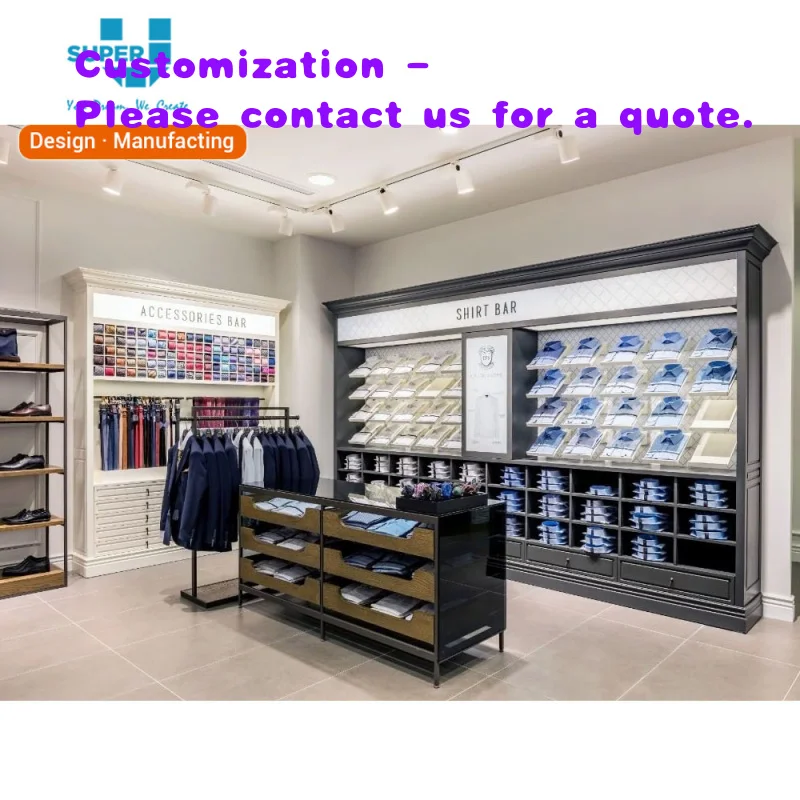 Настенный демонстрационный шкаф для одежды, дизайн для шоурума, витрина для рубашек
Настенный демонстрационный шкаф для одежды, дизайн для шоурума, витрина для рубашек
