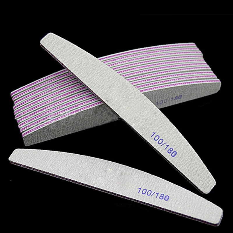 Professional Nail File 100/180 Half Moon Sandpaper Nail Sanding Grinding Polishing Manicure Care Tools
Professional Nail File 100/180 Half Moon Sandpaper Nail Sanding Grinding Polishing Manicure Care Tools