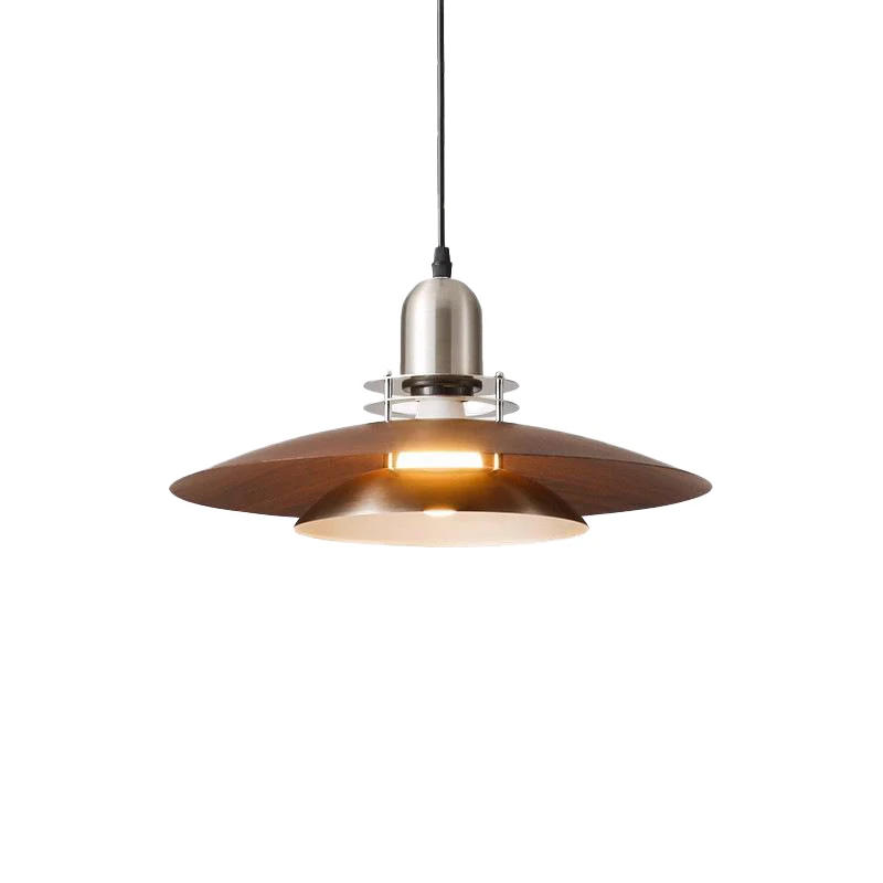 Mid-Century Pendant Light Imitation Walnut Wood Color Finish (Iron) Vintage Hanging Ceiling Lamp for Dining Room Kitchen Bar
Mid-Century Pendant Light Imitation Walnut Wood Color Finish (Iron) Vintage Hanging Ceiling Lamp for Dining Room Kitchen Bar