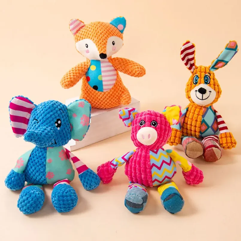 Pet Dog Plush Toy Cute Fox Elephant Bite Resistant Interactive Squeaky Dog Chewing Toy Dog Teeth Cleaning Sounding Doll Chew Toy
Pet Dog Plush Toy Cute Fox Elephant Bite Resistant Interactive Squeaky Dog Chewing Toy Dog Teeth Cleaning Sounding Doll Chew Toy