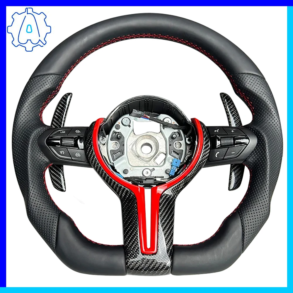 Carbon fiber sports style car steering wheel For BMW M M3 M4 M5 M6 F10 F11 F13 F15 F20 F21 F22 F25 F01 F02 F03 F30 F31 F32 F35
Carbon fiber sports style car steering wheel For BMW M M3 M4 M5 M6 F10 F11 F13 F15 F20 F21 F22 F25 F01 F02 F03 F30 F31 F32 F35