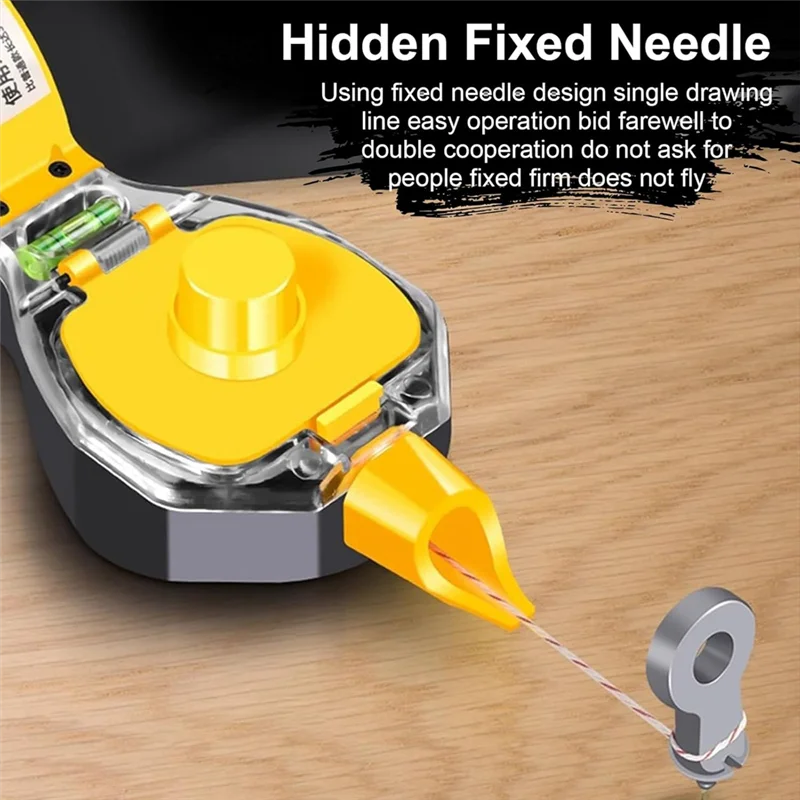 Chalk Line Woodworking Marking Tool Automatic Wire Box Adjustment Line Tightness For Marking On Board Manual Measurement-A73I
Chalk Line Woodworking Marking Tool Automatic Wire Box Adjustment Line Tightness For Marking On Board Manual Measurement-A73I
