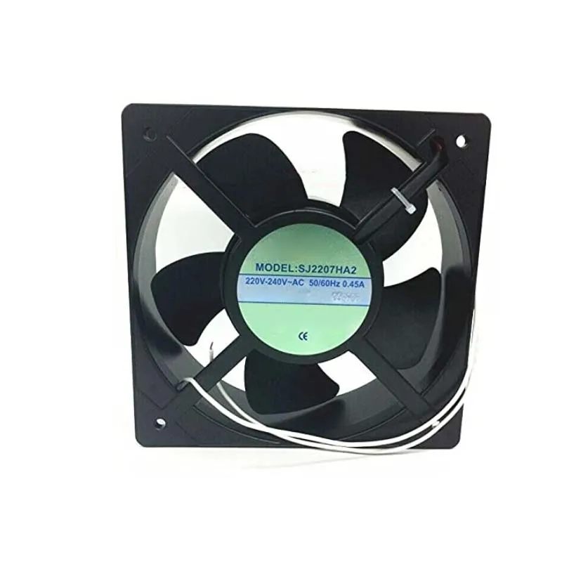 New SJ2207HA2 AC 220V 0.45A Axial Cooling Fan 2072 Ball Bearing Enclosure Cabinet Industrial Ventilation Fan
New SJ2207HA2 AC 220V 0.45A Axial Cooling Fan 2072 Ball Bearing Enclosure Cabinet Industrial Ventilation Fan