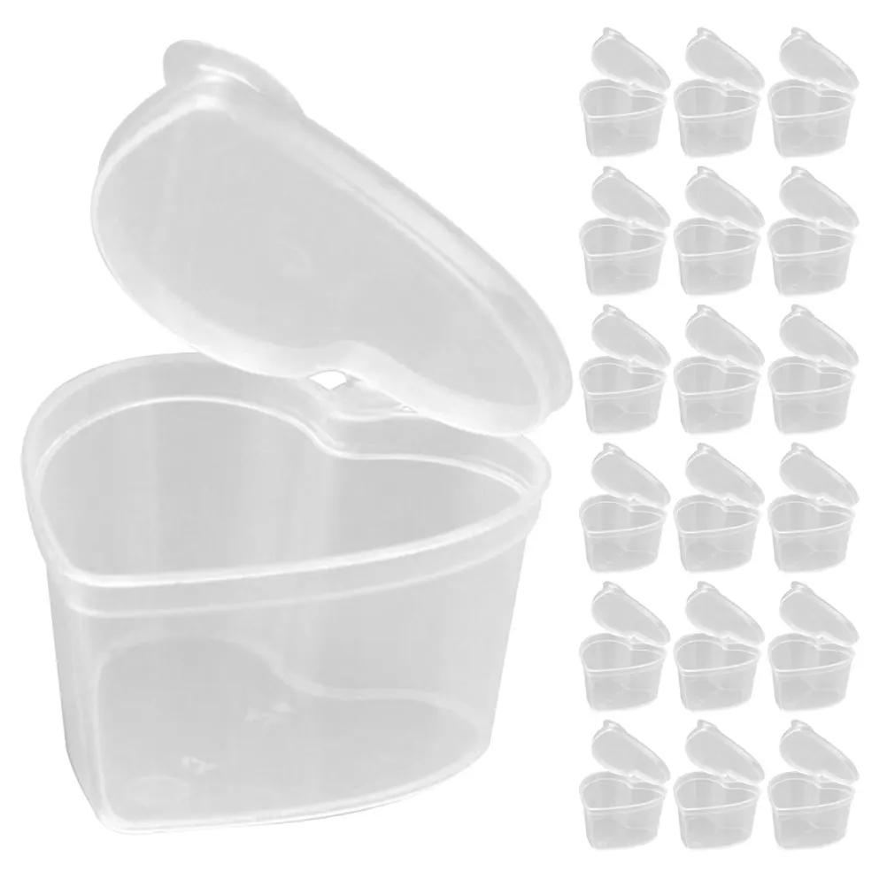 30pcs Heart Shaped Clear Plastic Boxes 45ml Capacity Hinged Lid Containers DIY Organizer Storage Beads Crafts Food
30pcs Heart Shaped Clear Plastic Boxes 45ml Capacity Hinged Lid Containers DIY Organizer Storage Beads Crafts Food