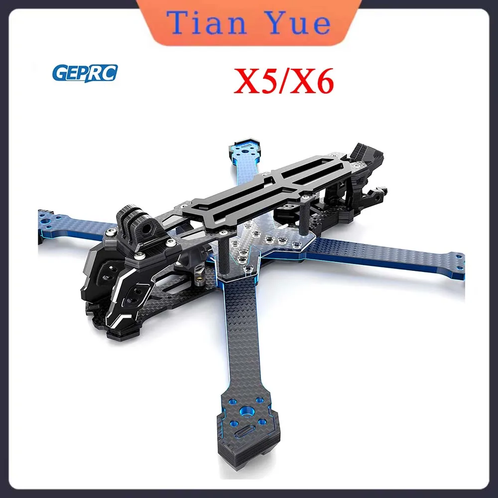 GEPRC GEP-Vapor-X Frame Suitable Vapor-X 5 6 Inch Drone Carbon Fiber RC FPV Quadcopter Helicopter Replacement Accessories
GEPRC GEP-Vapor-X Frame Suitable Vapor-X 5 6 Inch Drone Carbon Fiber RC FPV Quadcopter Helicopter Replacement Accessories
