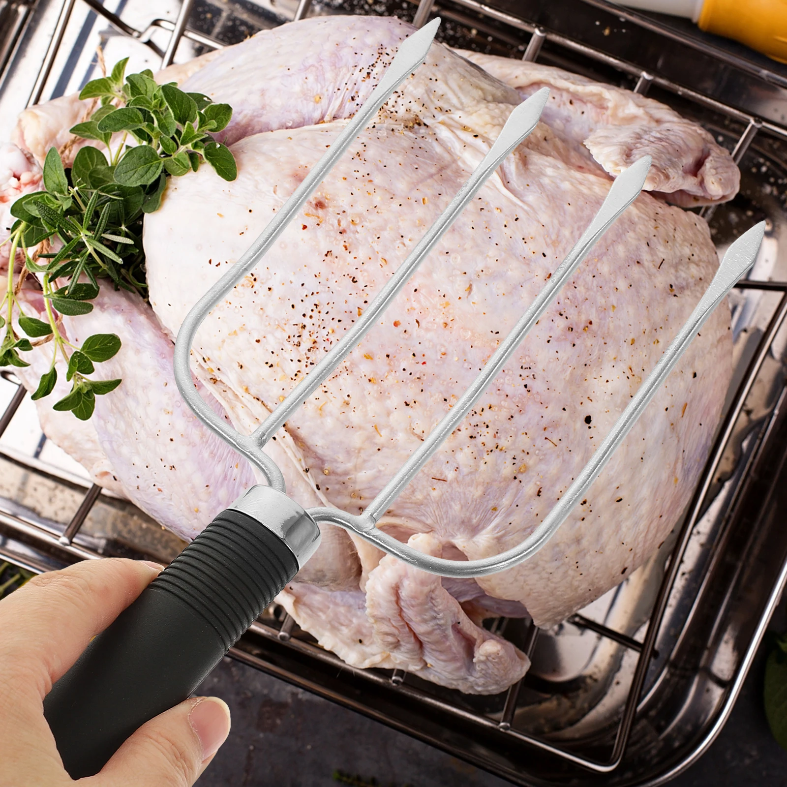 Bold Turkey Fork Meat Forks Grilling Lifter Bbq Lifting Graber Roasting Tools Poultry Kitchen
Bold Turkey Fork Meat Forks Grilling Lifter Bbq Lifting Graber Roasting Tools Poultry Kitchen