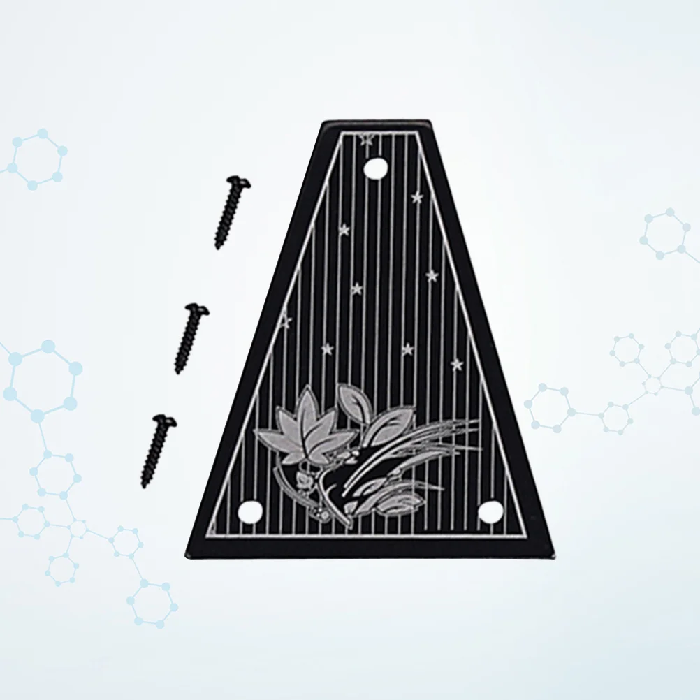 Black Flower Triangle Iron Matting Surface S-01 Guitar Adjustment Lever Lids guitar adjustment cover guitar cover
Black Flower Triangle Iron Matting Surface S-01 Guitar Adjustment Lever Lids guitar adjustment cover guitar cover