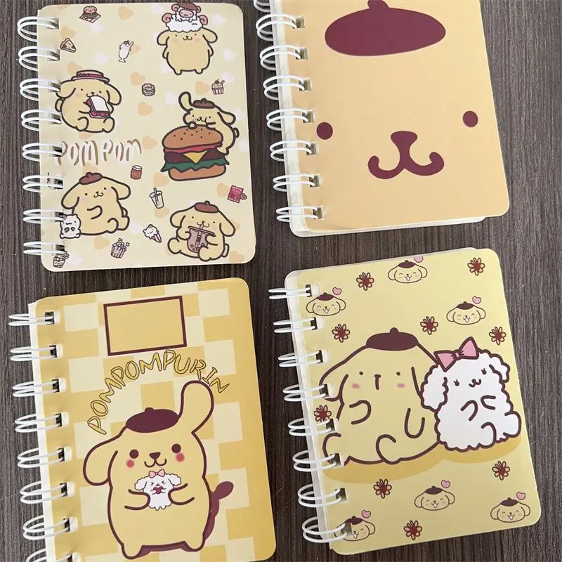 4pcs PomPomPurin Anime Kawaii Sanrio Ins Student A7 Coil Mini Notebook Cute Portable School Pocket Notebook Gifts for Girls
4pcs PomPomPurin Anime Kawaii Sanrio Ins Student A7 Coil Mini Notebook Cute Portable School Pocket Notebook Gifts for Girls