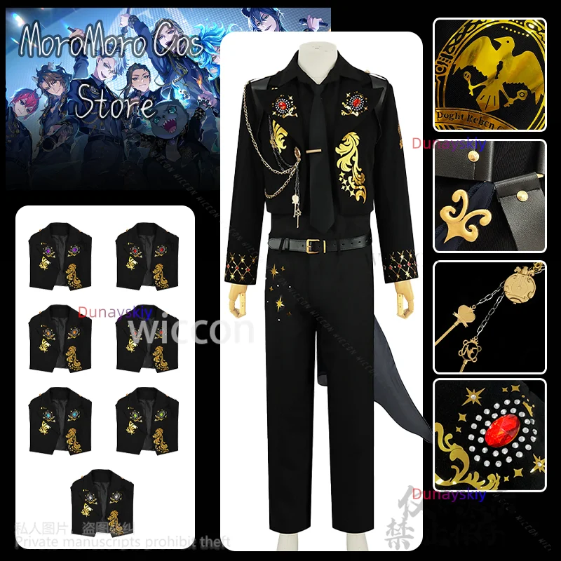 Игра 5-е аниме 코스프레 Ace Jack Azul Kalim Vil Epel Idia Silver Lilia Floyd's Костюм Пальто Брюки по индивидуальному заказу
Игра 5-е аниме 코스프레 Ace Jack Azul Kalim Vil Epel Idia Silver Lilia Floyd's Костюм Пальто Брюки по индивидуальному заказу