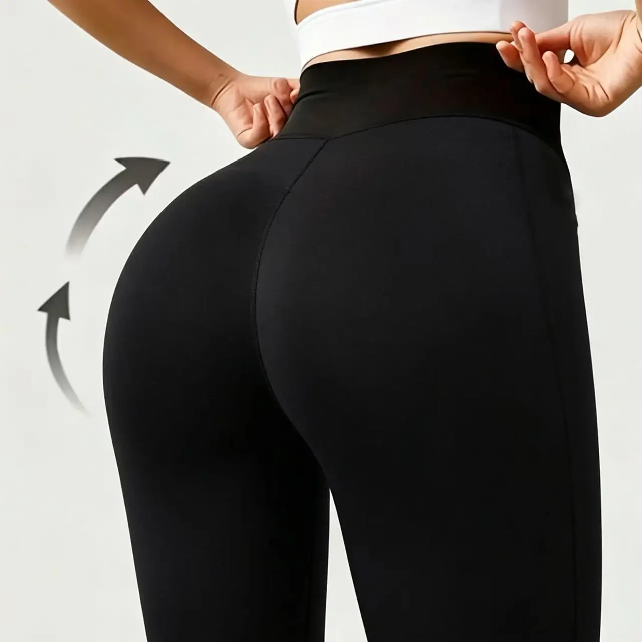 Ladies high waist hip yoga pants, elastic impermeable sweatpants comfortable breathable Joker style suitable for fitness running
Ladies high waist hip yoga pants, elastic impermeable sweatpants comfortable breathable Joker style suitable for fitness running