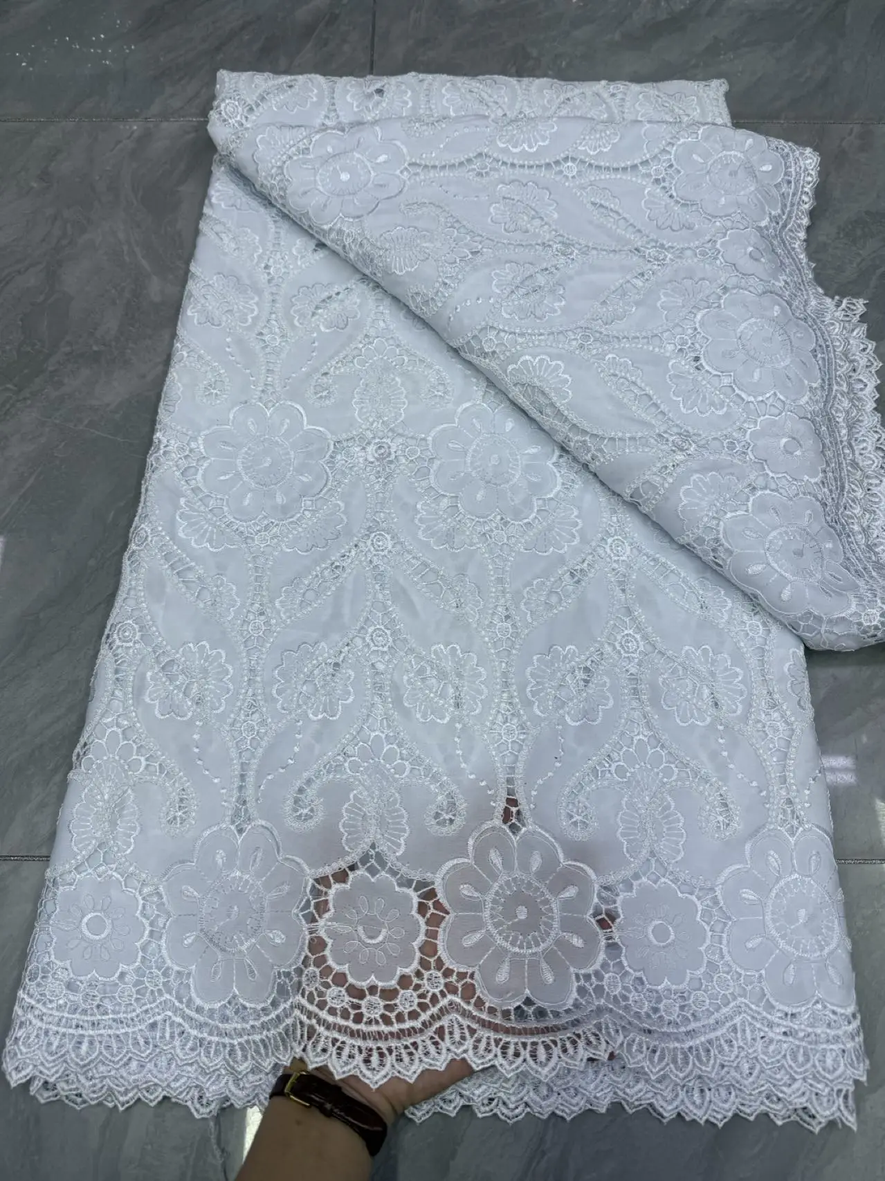 African Nigerian Tulle Lace Fabric, High Quality Cotton Wedding Party Dress, Sequins for Sewing, Embroidery, 5Yards, JY532,2026
African Nigerian Tulle Lace Fabric, High Quality Cotton Wedding Party Dress, Sequins for Sewing, Embroidery, 5Yards, JY532,2026