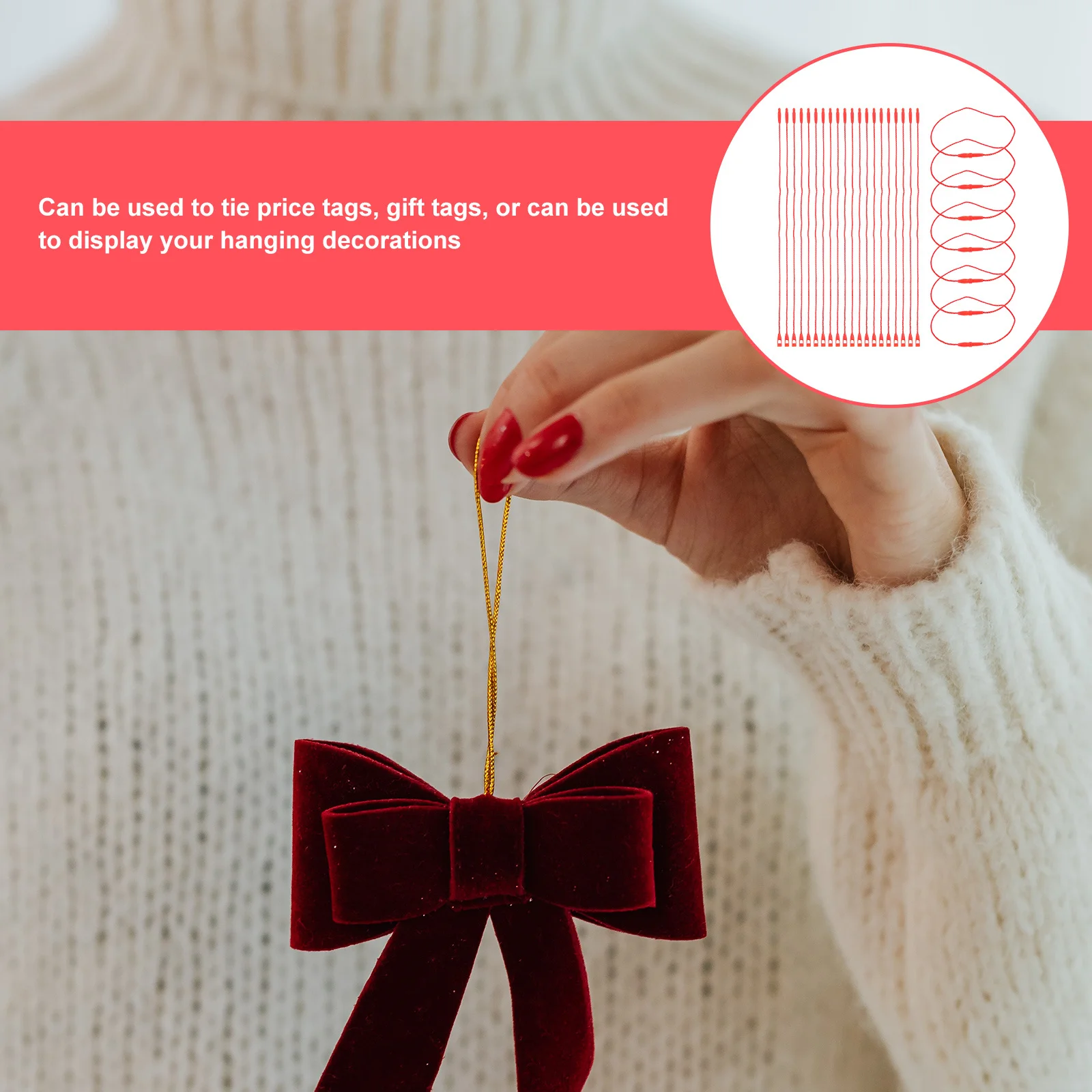 300 Pcs Coat Hanger Christmas Decorations Cord Sisal Rope Spring Festival Pendant DIY
300 Pcs Coat Hanger Christmas Decorations Cord Sisal Rope Spring Festival Pendant DIY