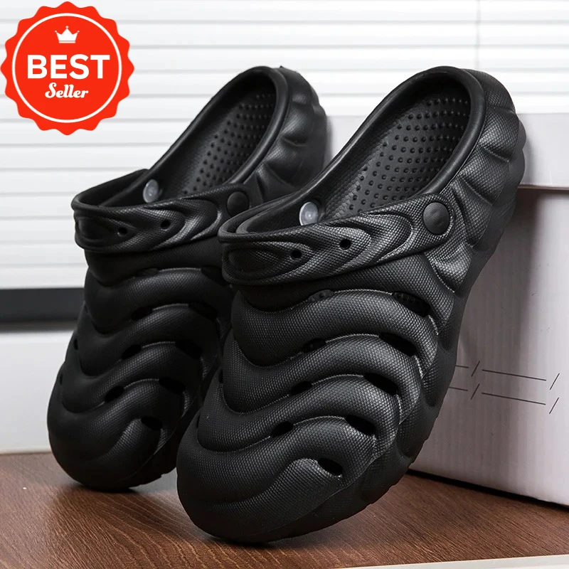 Men's clogs sandals in summer breathable ultra-light EVA hole shoes fashion comfortable outdoor beach shoes soft-soled slippers
Men's clogs sandals in summer breathable ultra-light EVA hole shoes fashion comfortable outdoor beach shoes soft-soled slippers