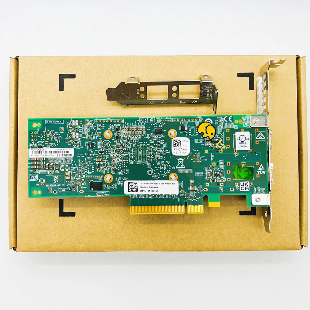 Для сетевой карты Dell QLogic QL41262HFCU-DE QL41262 10G 25Gsfp28 51GRM 051GRM 0415DK 415DK SFP28
Для сетевой карты Dell QLogic QL41262HFCU-DE QL41262 10G 25Gsfp28 51GRM 051GRM 0415DK 415DK SFP28