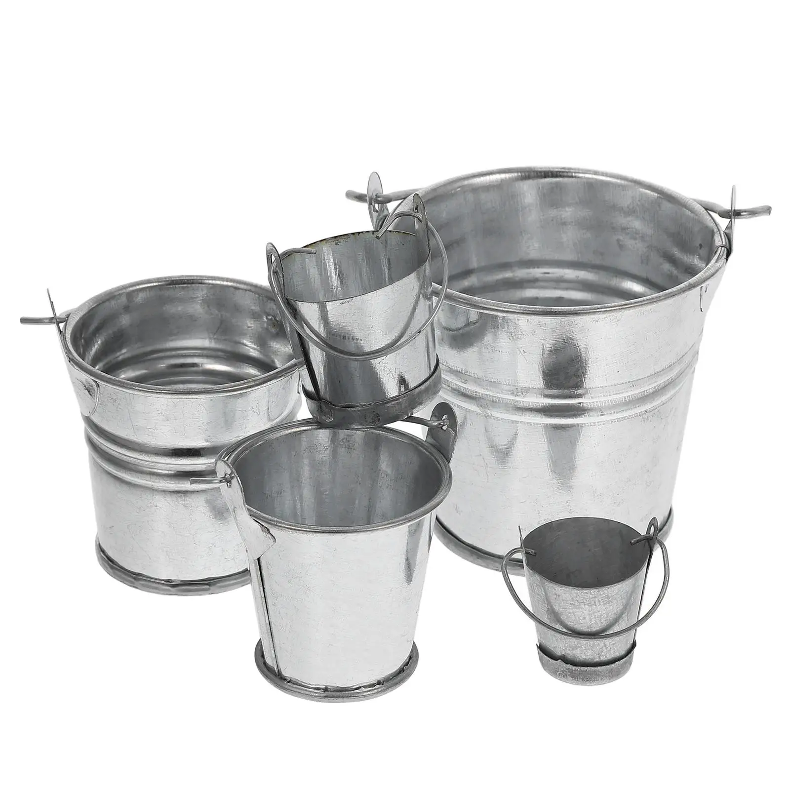 5pcs Miniature Iron Buckets Decorative Tin Pails Small Galvanized Metal Barrel Flower Vase Craft Accessories Desktop Garden
5pcs Miniature Iron Buckets Decorative Tin Pails Small Galvanized Metal Barrel Flower Vase Craft Accessories Desktop Garden