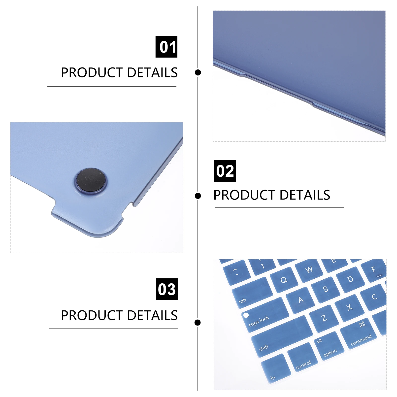 Navy Laptop Cover for 2020 Air 13 Frosted Coating PC Material Full Protection Precise Cutouts Detachable Keyboard Protector Skin
Navy Laptop Cover for 2020 Air 13 Frosted Coating PC Material Full Protection Precise Cutouts Detachable Keyboard Protector Skin