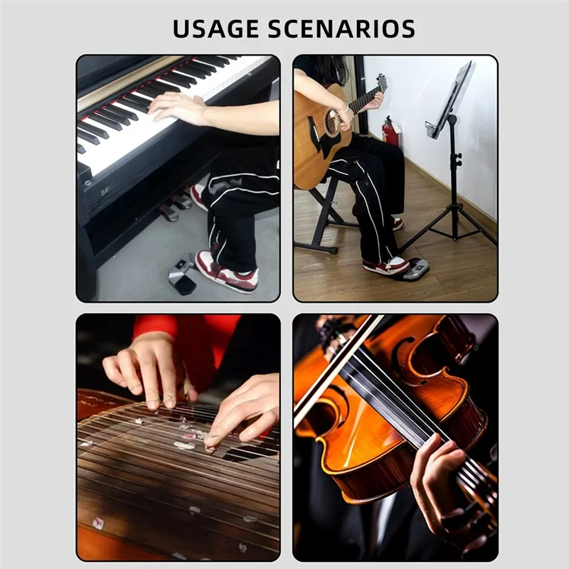-RRKK SOLO SPT-181 Wireless Page Turner Pedal Bluetooth Pedal Page Turner Tablet Smartphones App Controller Silent
-RRKK SOLO SPT-181 Wireless Page Turner Pedal Bluetooth Pedal Page Turner Tablet Smartphones App Controller Silent