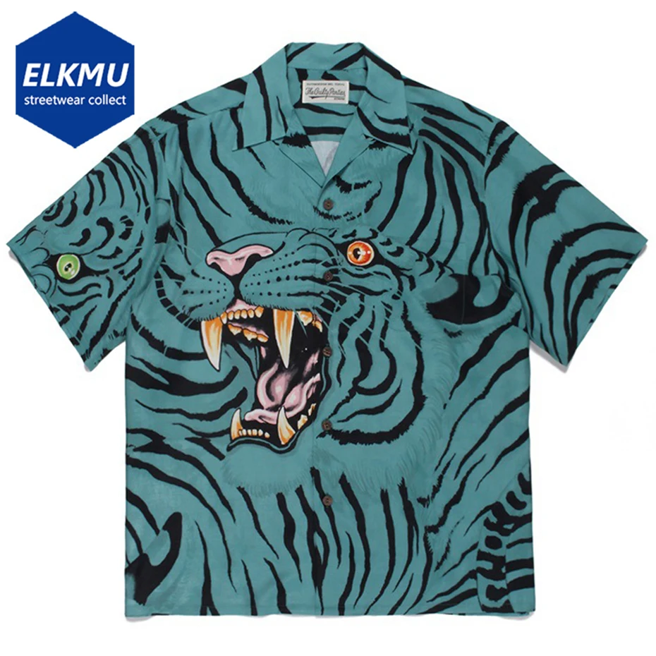 Tiger Pattern Button Shirts Summer Hawaii Fashion Shirt Oversized Streetwear Hip Hop Shirts Men's Harajuku Button Up Blouse Tops
Tiger Pattern Button Shirts Summer Hawaii Fashion Shirt Oversized Streetwear Hip Hop Shirts Men's Harajuku Button Up Blouse Tops