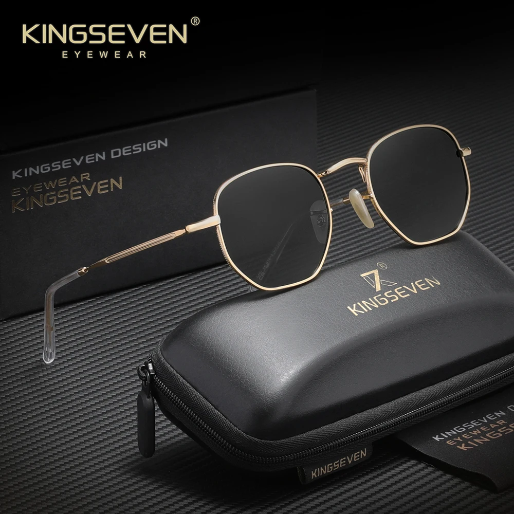 Оригинальные модные солнцезащитные очки KINGSEVEN для мужчин и женщин, поляризационные защитные очки UV400, круглая оправа, повседневные очки для улицы
Оригинальные модные солнцезащитные очки KINGSEVEN для мужчин и женщин, поляризационные защитные очки UV400, круглая оправа, повседневные очки для улицы