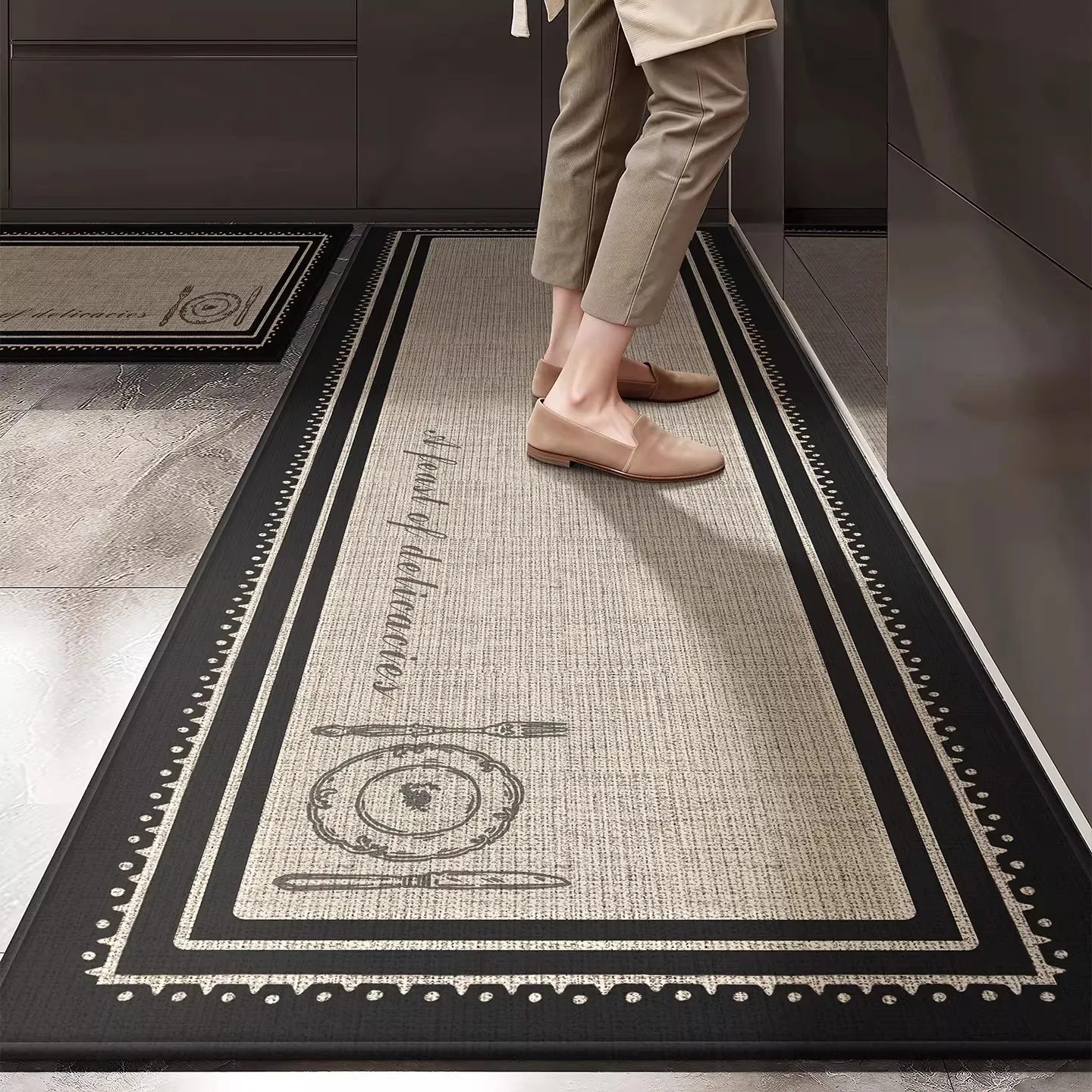 Кухонный коврик-дорожка: износостойкий, грязеотталкивающий, легко моется, современный дизайн, для домашнего декора
Кухонный коврик-дорожка: износостойкий, грязеотталкивающий, легко моется, современный дизайн, для домашнего декора