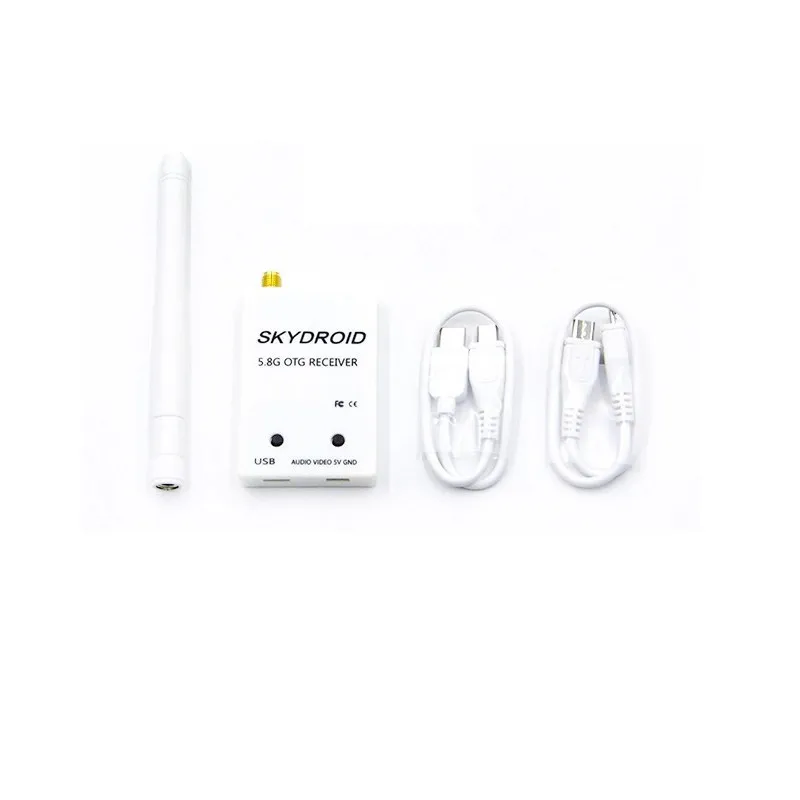 Skydroid UVC Single Antenna VRX Receiver OTG 5.8G 150CH Full Channel Receiver W/Audio FPV Drone For Android Smartphone
Skydroid UVC Single Antenna VRX Receiver OTG 5.8G 150CH Full Channel Receiver W/Audio FPV Drone For Android Smartphone