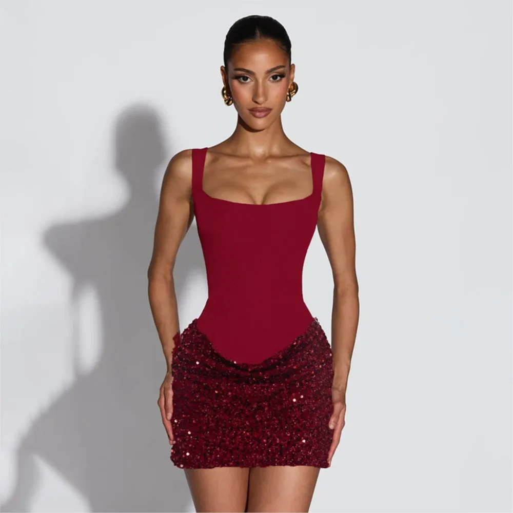 2026 Summer Sexy Dress Vestidos Dresses Woman Vestido Hot Girl Style Trendy Package Hip Sequin Sling Banquet Backless Party Prom
2026 Summer Sexy Dress Vestidos Dresses Woman Vestido Hot Girl Style Trendy Package Hip Sequin Sling Banquet Backless Party Prom