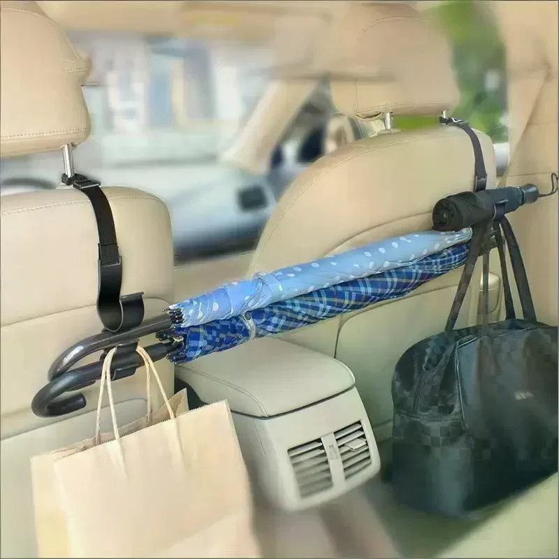 2pcs Car Back Seat Hook Multi-function Rear Seat Headrest Hanging Hook Umbrella Holder Seat Back Storage Interior Organizer
2pcs Car Back Seat Hook Multi-function Rear Seat Headrest Hanging Hook Umbrella Holder Seat Back Storage Interior Organizer