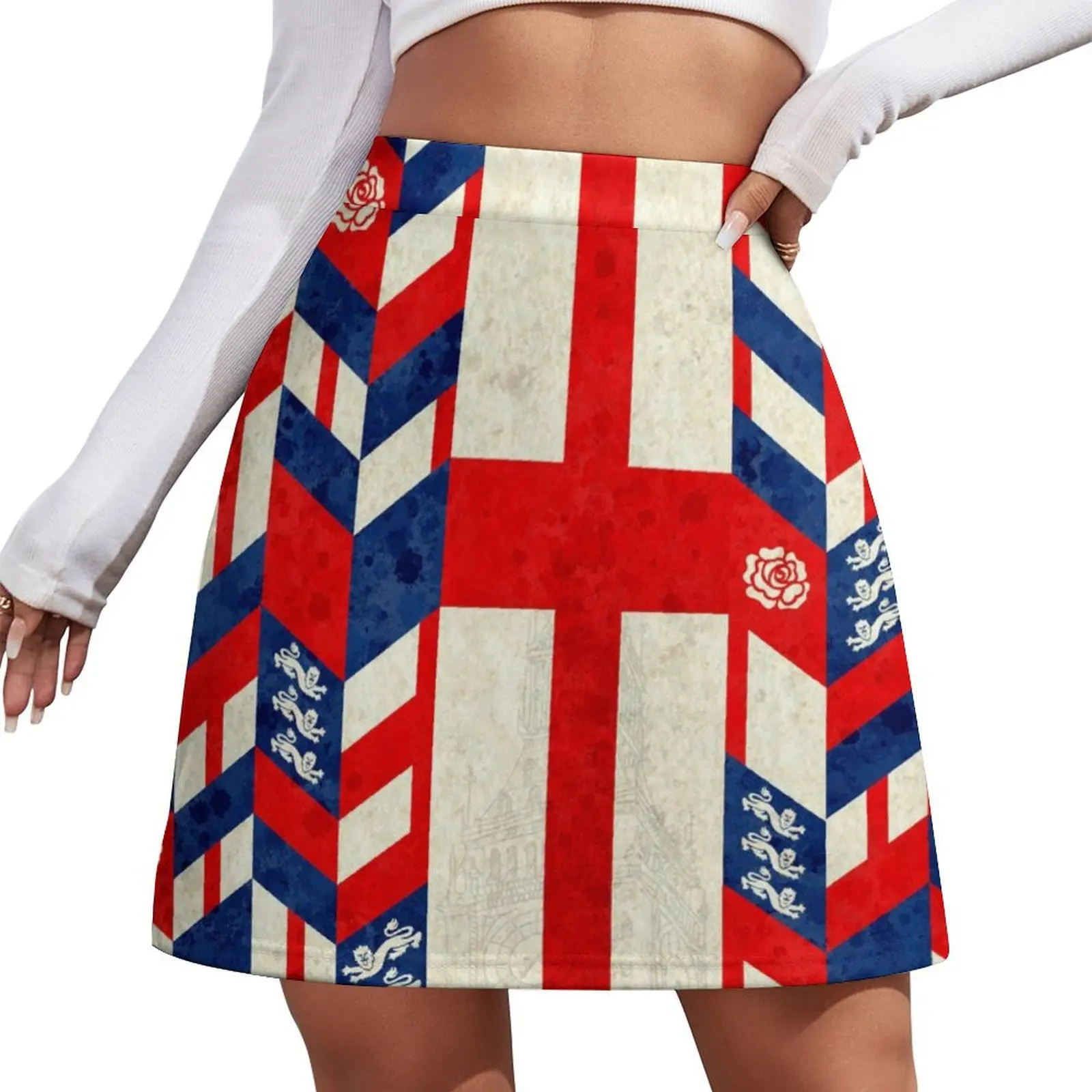 Мини-юбка с узором в виде флага Англии, женская одежда, летняя коллекция 2026, одежда для ночных клубов, мини-юбка для женщин.
Мини-юбка с узором в виде флага Англии, женская одежда, летняя коллекция 2026, одежда для ночных клубов, мини-юбка для женщин.