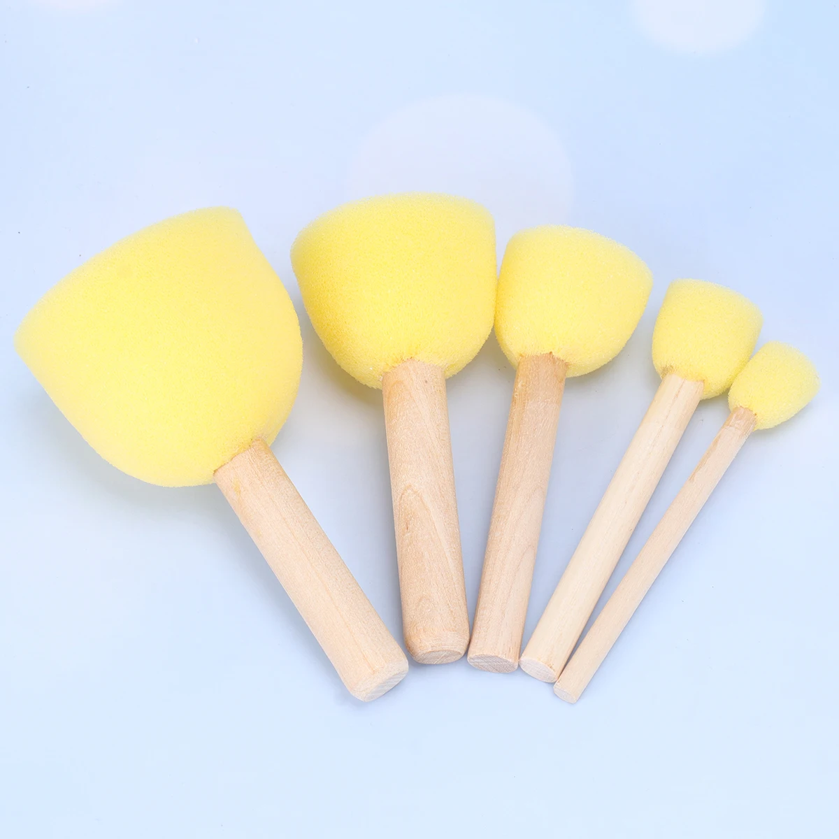 15pcs Wooden Sponge Painting Brushes for Kids Drawing Graffiti Doodling DIY Project Drawing Brush Supplies
15pcs Wooden Sponge Painting Brushes for Kids Drawing Graffiti Doodling DIY Project Drawing Brush Supplies