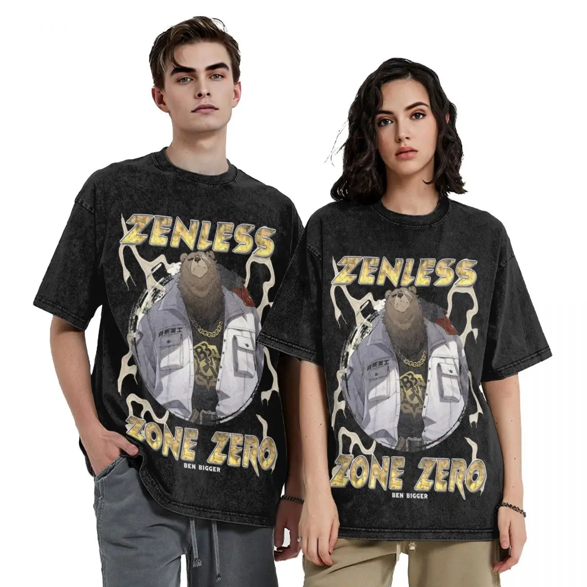 Game Zenless Zone Zero Ben Bigger Accessories Washed T Shirts for Men Women Streetwear Hip Hop T-Shirts Summer Tees 100% Cotton
Game Zenless Zone Zero Ben Bigger Accessories Washed T Shirts for Men Women Streetwear Hip Hop T-Shirts Summer Tees 100% Cotton