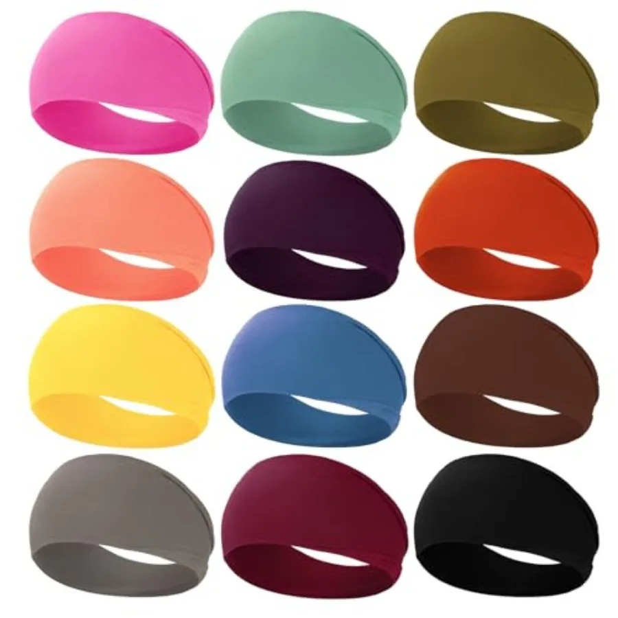 Workout Wide Headbands for Women Non Slip, Super Soft Yoga Running Exercise Head Bands, Elastic Sweat Band Hair Bands for Women
Workout Wide Headbands for Women Non Slip, Super Soft Yoga Running Exercise Head Bands, Elastic Sweat Band Hair Bands for Women