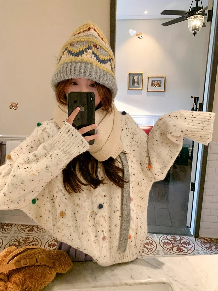 Мягкий уютный женский круглый свитер Lazy Sle Ne, свободная верхняя одежда для похудения, вязаный длинный свек, удобный крой, весенняя мода
Мягкий уютный женский круглый свитер Lazy Sle Ne, свободная верхняя одежда для похудения, вязаный длинный свек, удобный крой, весенняя мода