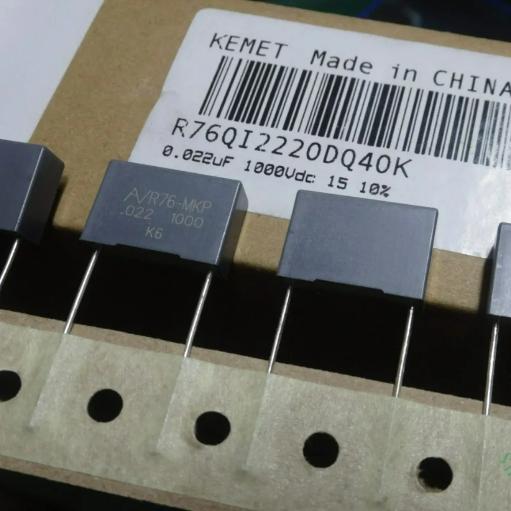 10pcs/lot AV R76 MKP 0.022uf 1000V 22nf 223 K Brand New 15mm Film Capacitor (Thickness: 6mm) R76QI2220DQ40K
10pcs/lot AV R76 MKP 0.022uf 1000V 22nf 223 K Brand New 15mm Film Capacitor (Thickness: 6mm) R76QI2220DQ40K