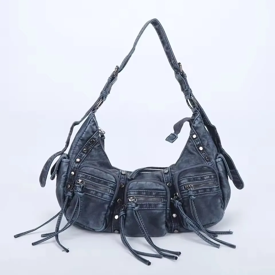 Handbag Women Fashion Shoulder Bags Vintage PU Leather Handbags Multiple Pockets Shoulder Purse Bag
Handbag Women Fashion Shoulder Bags Vintage PU Leather Handbags Multiple Pockets Shoulder Purse Bag