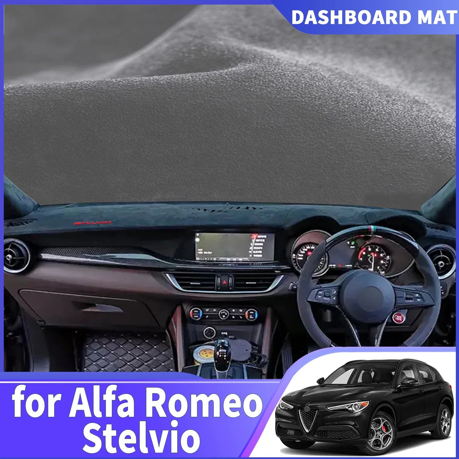 Для Alfa Romeo Stelvio 2017-2024: Защитный коврик-накладка на приборную панель (защита от солнца), аксессуары
Для Alfa Romeo Stelvio 2017-2024: Защитный коврик-накладка на приборную панель (защита от солнца), аксессуары