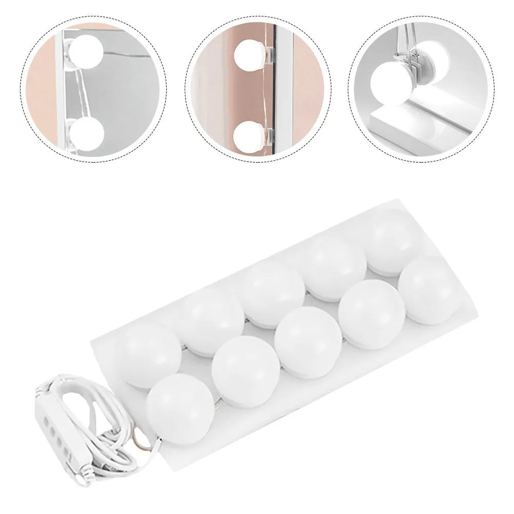 1Set LED Makeup Lamp for Vanity Mirror Front Light USB Portable Beauty Lighting Kit Brightness for Bathroom Hotel Photo Display
1Set LED Makeup Lamp for Vanity Mirror Front Light USB Portable Beauty Lighting Kit Brightness for Bathroom Hotel Photo Display