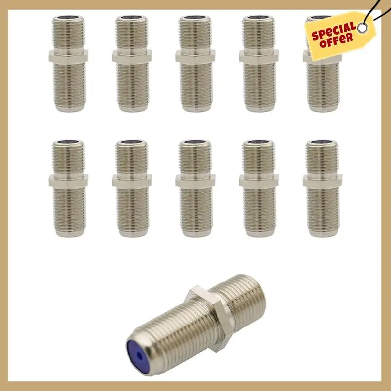 Classy-Coax Cable Crimper And F RG6 Connectors 30Pcs F Male And 10Pcs Female To Female With Coaxial Compression Tool Kit
Classy-Coax Cable Crimper And F RG6 Connectors 30Pcs F Male And 10Pcs Female To Female With Coaxial Compression Tool Kit