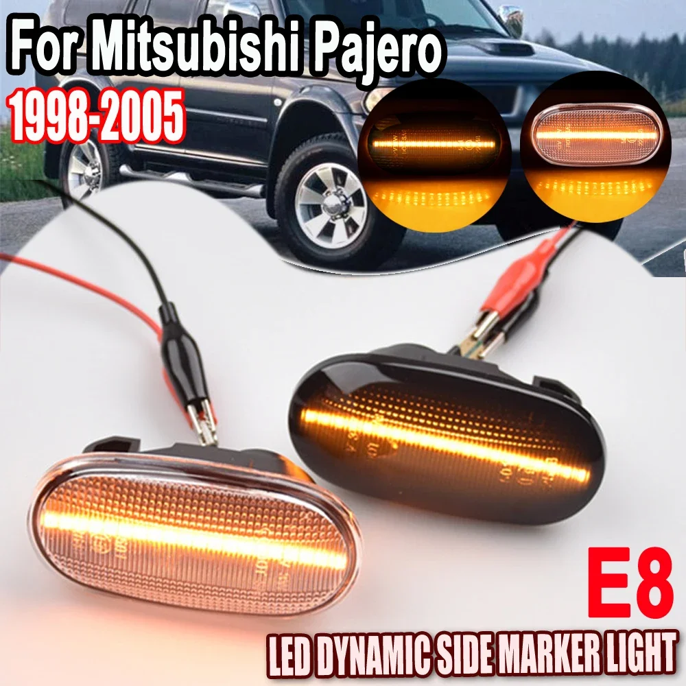 1 Pair For Mitsubishi Pajero Mirage Legnum Gelent 1998-2005 Dynamic Side Marker Turn Signal Sequential Blinker indicator Lights
1 Pair For Mitsubishi Pajero Mirage Legnum Gelent 1998-2005 Dynamic Side Marker Turn Signal Sequential Blinker indicator Lights
