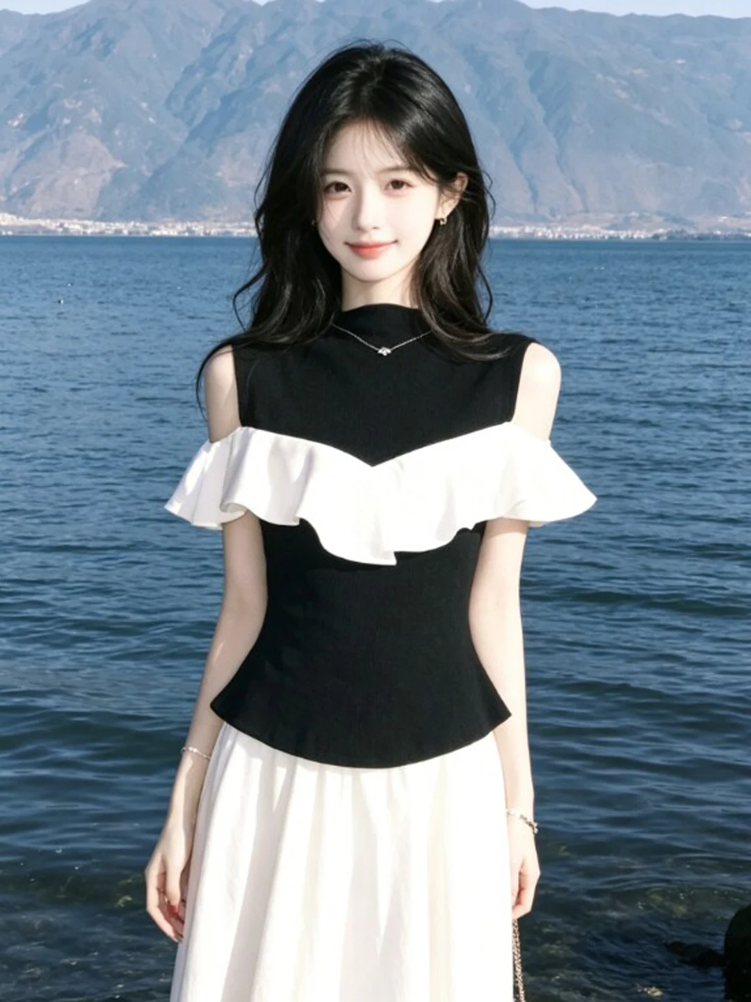 Elegant Sister Style Two-Piece Set Cotton Casual Wear Summer 2026 mid High Waist Long Skirt round Neck T-Shirt Anti-Wrinkle
Elegant Sister Style Two-Piece Set Cotton Casual Wear Summer 2026 mid High Waist Long Skirt round Neck T-Shirt Anti-Wrinkle