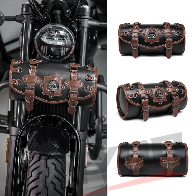 2025 New Motorcycle Saddlebag Front Handlebar Bag PU Leather Sissybar Storage Pouches Suitable for Tools&Essential, Daily
2025 New Motorcycle Saddlebag Front Handlebar Bag PU Leather Sissybar Storage Pouches Suitable for Tools&Essential, Daily