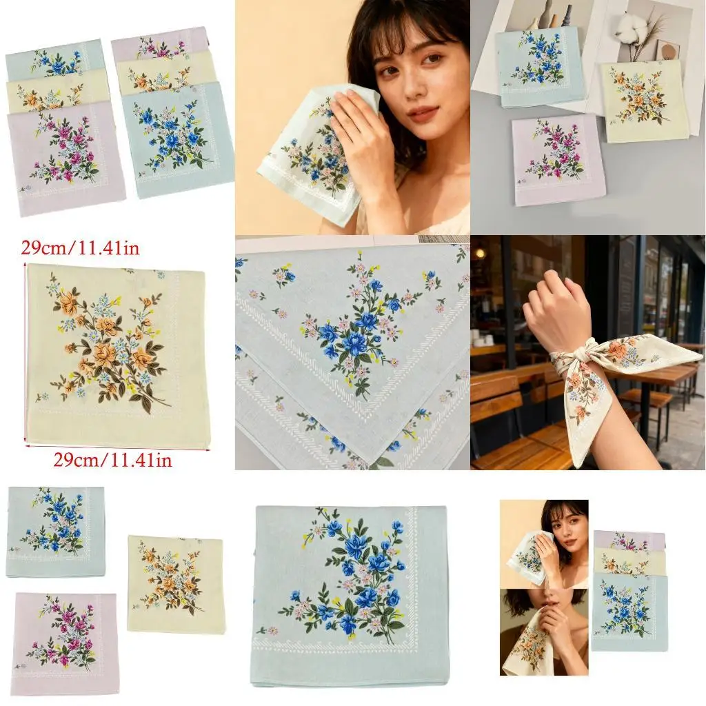 Floral Print Handkerchief All Day Comfort Cotton Kerchief Straight Edges Hanky
Floral Print Handkerchief All Day Comfort Cotton Kerchief Straight Edges Hanky