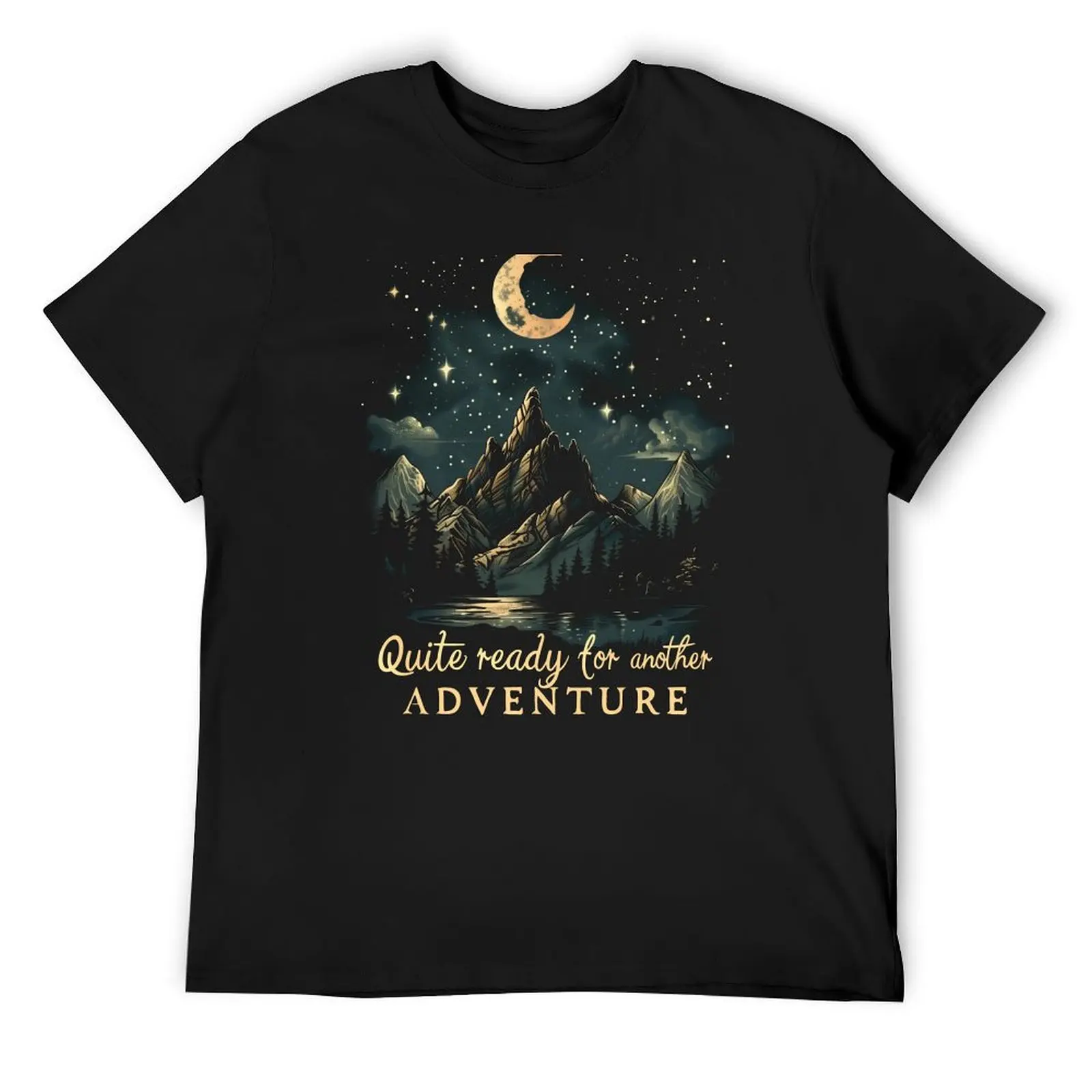Quite Ready for Another Adventure - Moon and Lonely Mountain - Fantasy T-Shirt boys whites cotton graphic tees t shirts for men
Quite Ready for Another Adventure - Moon and Lonely Mountain - Fantasy T-Shirt boys whites cotton graphic tees t shirts for men