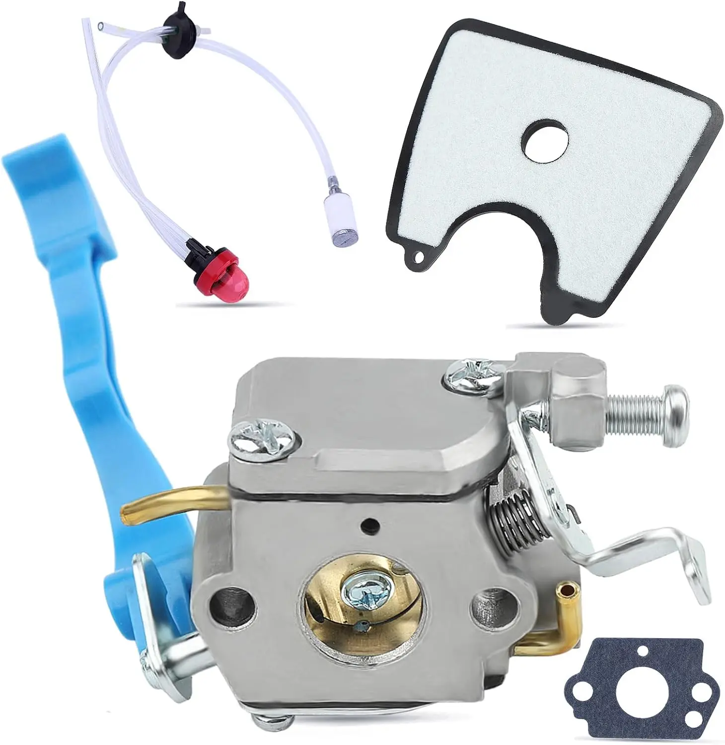 Carburettor Kit for Husqvarna 125B 125BX 125BVX Sheet Blower Chainsaw Parts 8 IN 1
Carburettor Kit for Husqvarna 125B 125BX 125BVX Sheet Blower Chainsaw Parts 8 IN 1