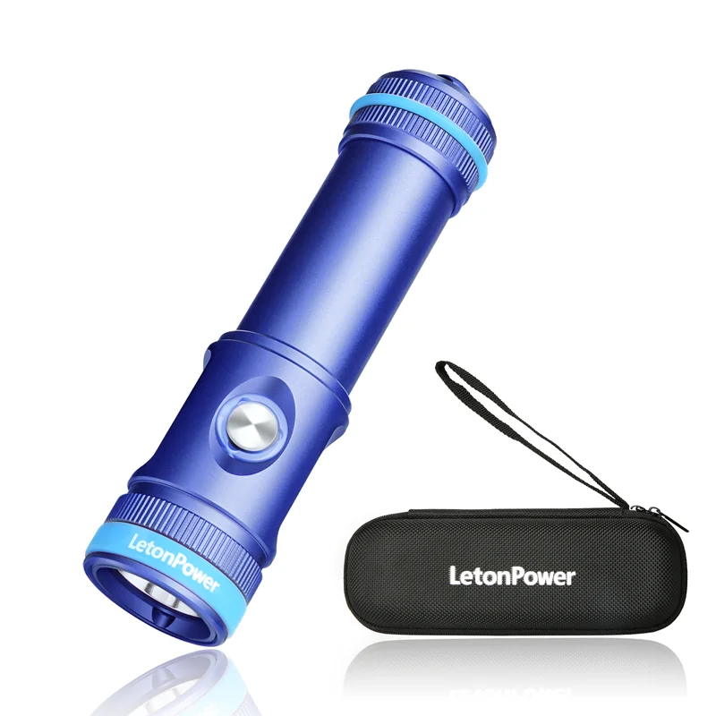 2200 Lumen Scuba Diving Flashlight IP68 Protection Supports Underwater Diving Activities Up To 100 Meters
2200 Lumen Scuba Diving Flashlight IP68 Protection Supports Underwater Diving Activities Up To 100 Meters
