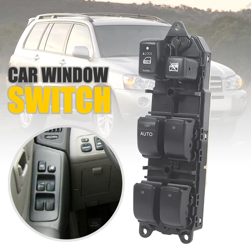 84040-48120 Передняя левая кнопка главного переключателя стеклоподъемника водителя для Toyota Highlander 2001-2007 84040-48050/84040-48122
84040-48120 Передняя левая кнопка главного переключателя стеклоподъемника водителя для Toyota Highlander 2001-2007 84040-48050/84040-48122